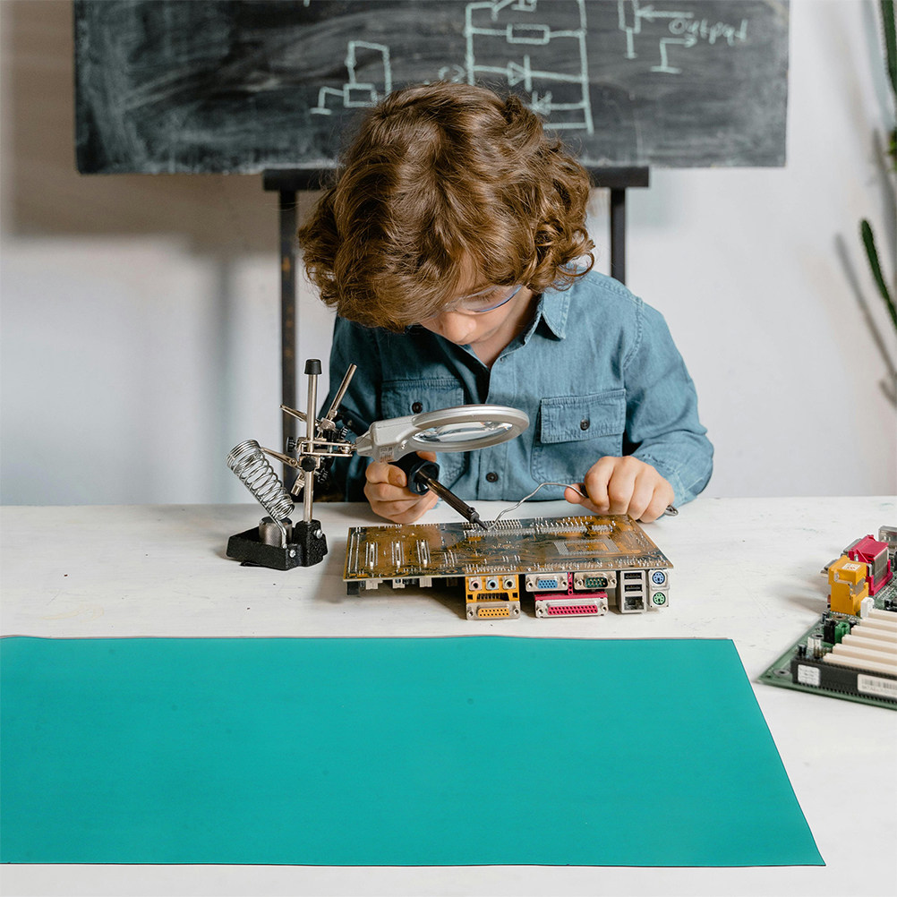 Rubber Soldering Mat Roll Anti - đánh giá và giá Repair Electronics