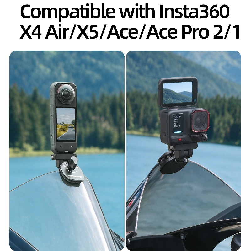 Magnetic Quick-Release Motorcy - đánh giá và giá Insta360 Camera X4