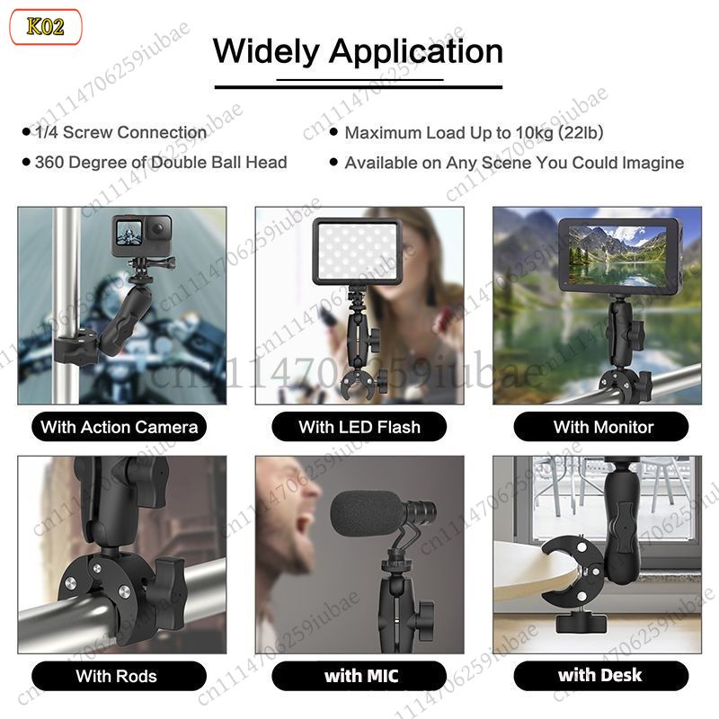 Super Clamp Mount Bike Motorcy - đánh giá và giá Insta360 Camera X4